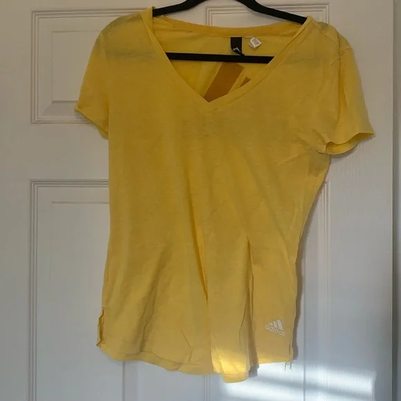 Adidas Yellow Short Sleeve Tee - Picture 2 of 2